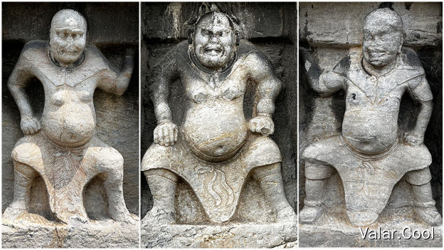 须弥塔四角力士