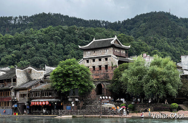 城楼边